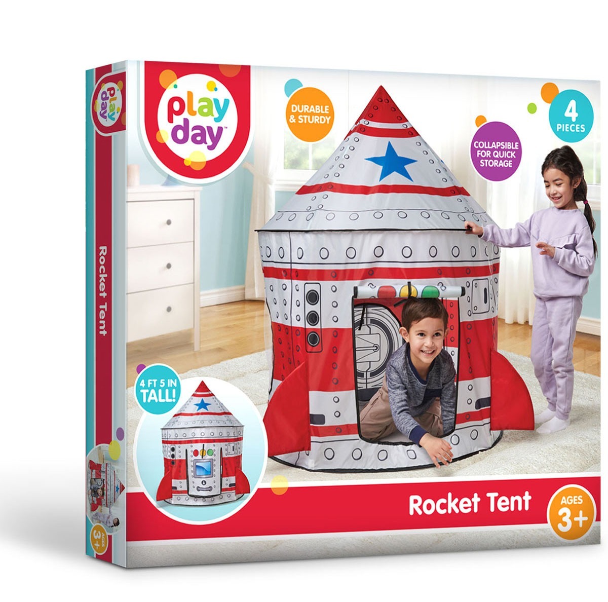 Play Day Branding Packaging : Rocket Tent Play Day package showcases McHale Design photography services and brand development as well as identity design.